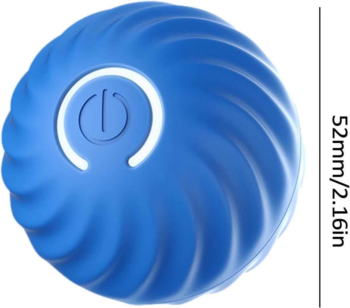 Dog Self Rolling Ball, Smart Self-Moving Ball with 2 Modes Long Battery Life, New Electric Intelligent Teasing Cat Ball with Replaceable Shell, Rechargeable Cat Toys Balls for Indoor Cats, Dogs, Pets,